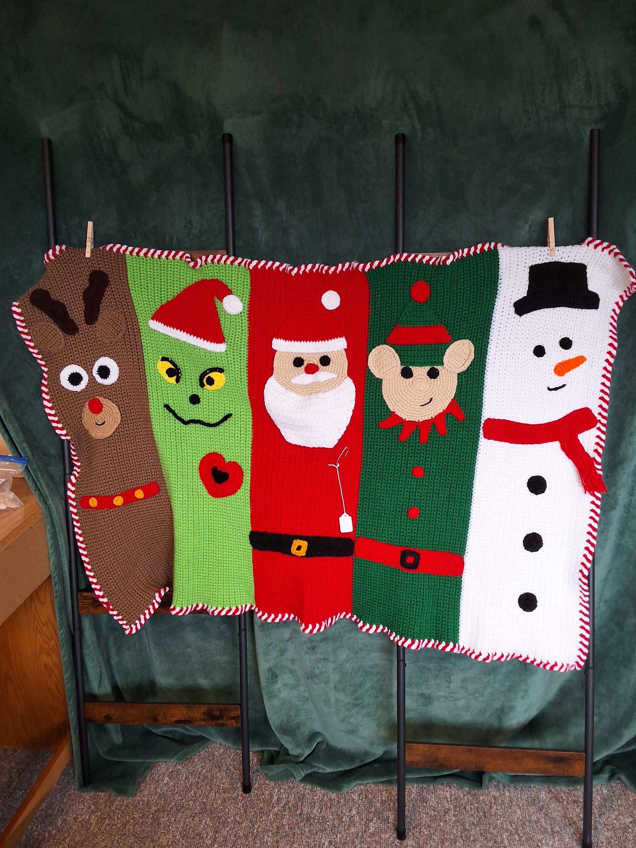 Christmas Characters Afghan