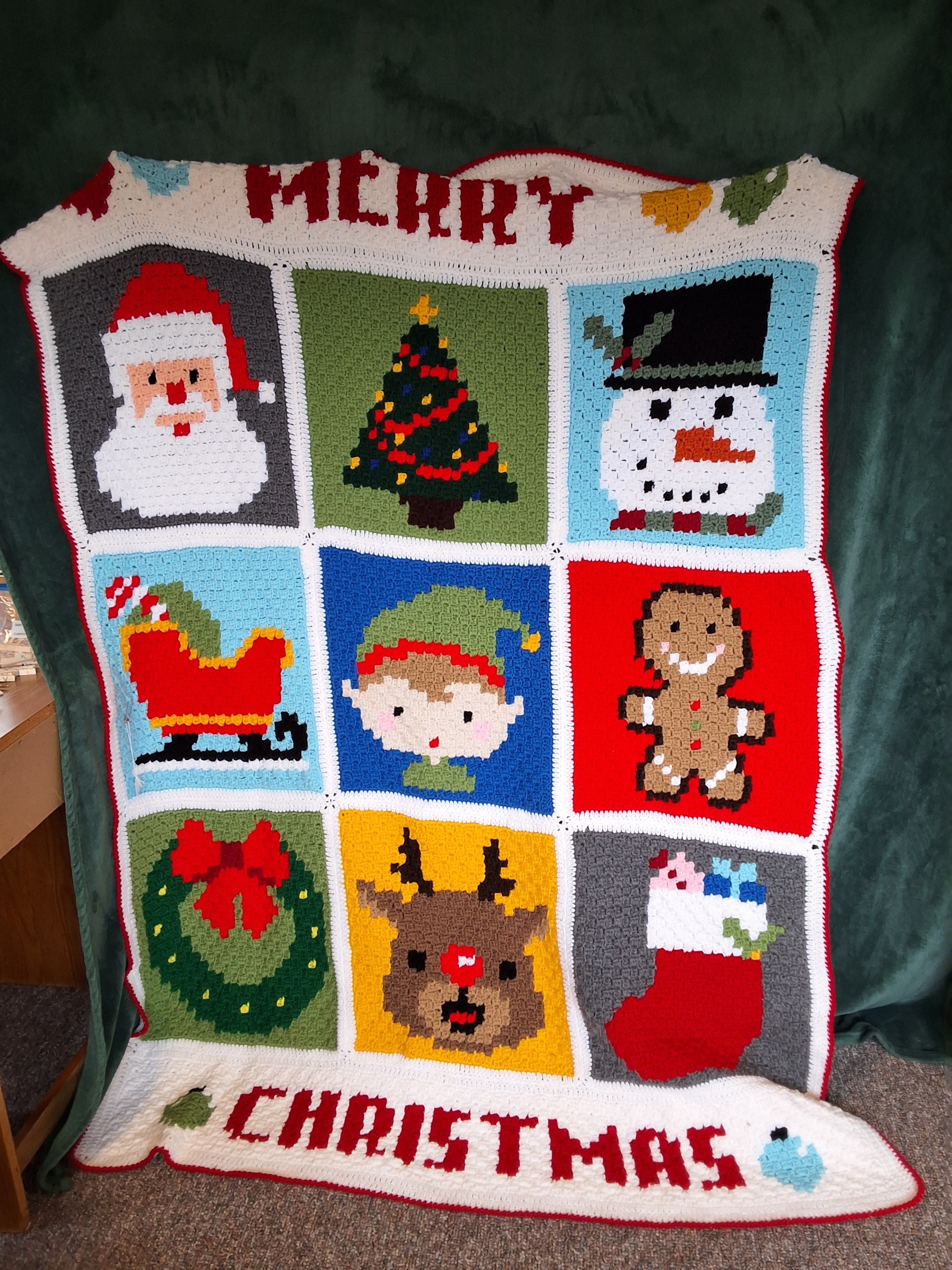 Merry Christmas Afghan
