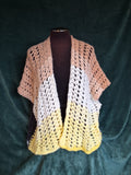 Peach Yellow Cardigan