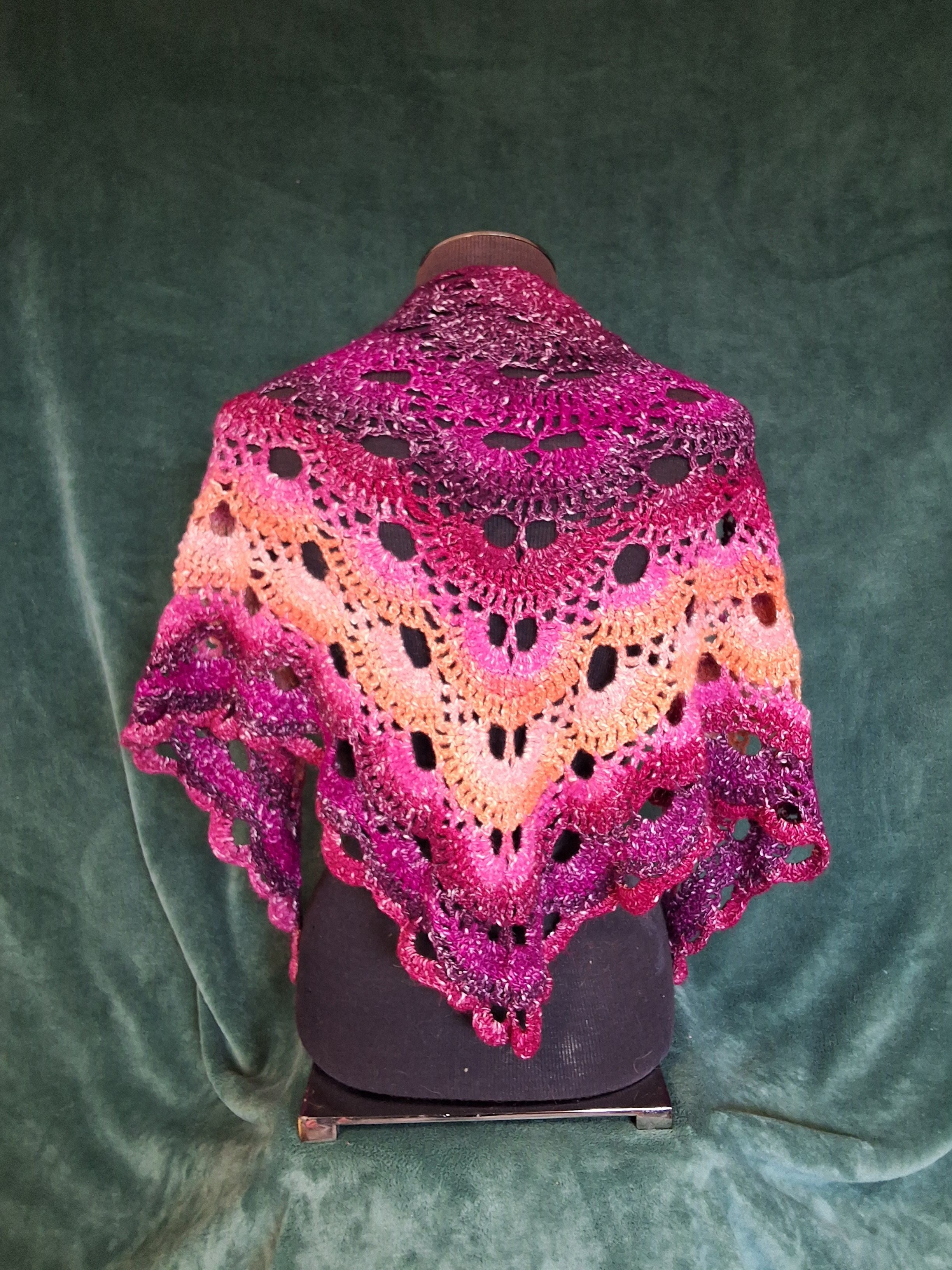 Pinks and Yellows Shawl