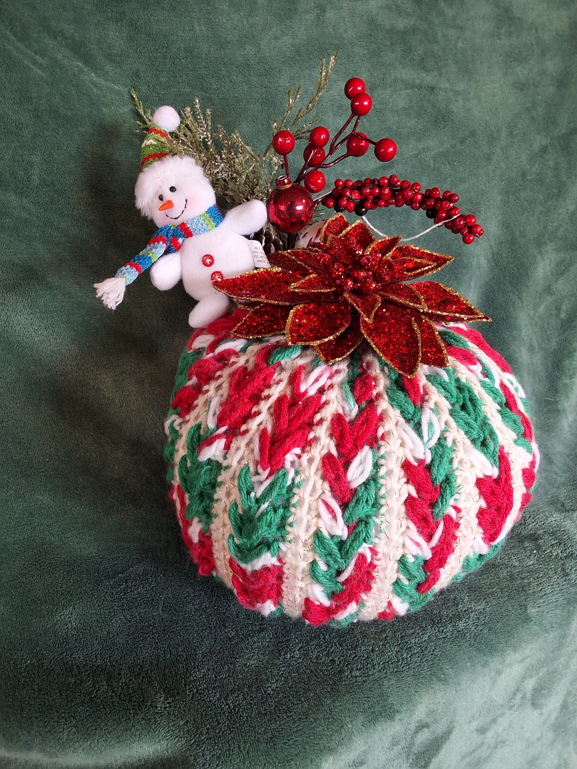 Snowman Pumpkin